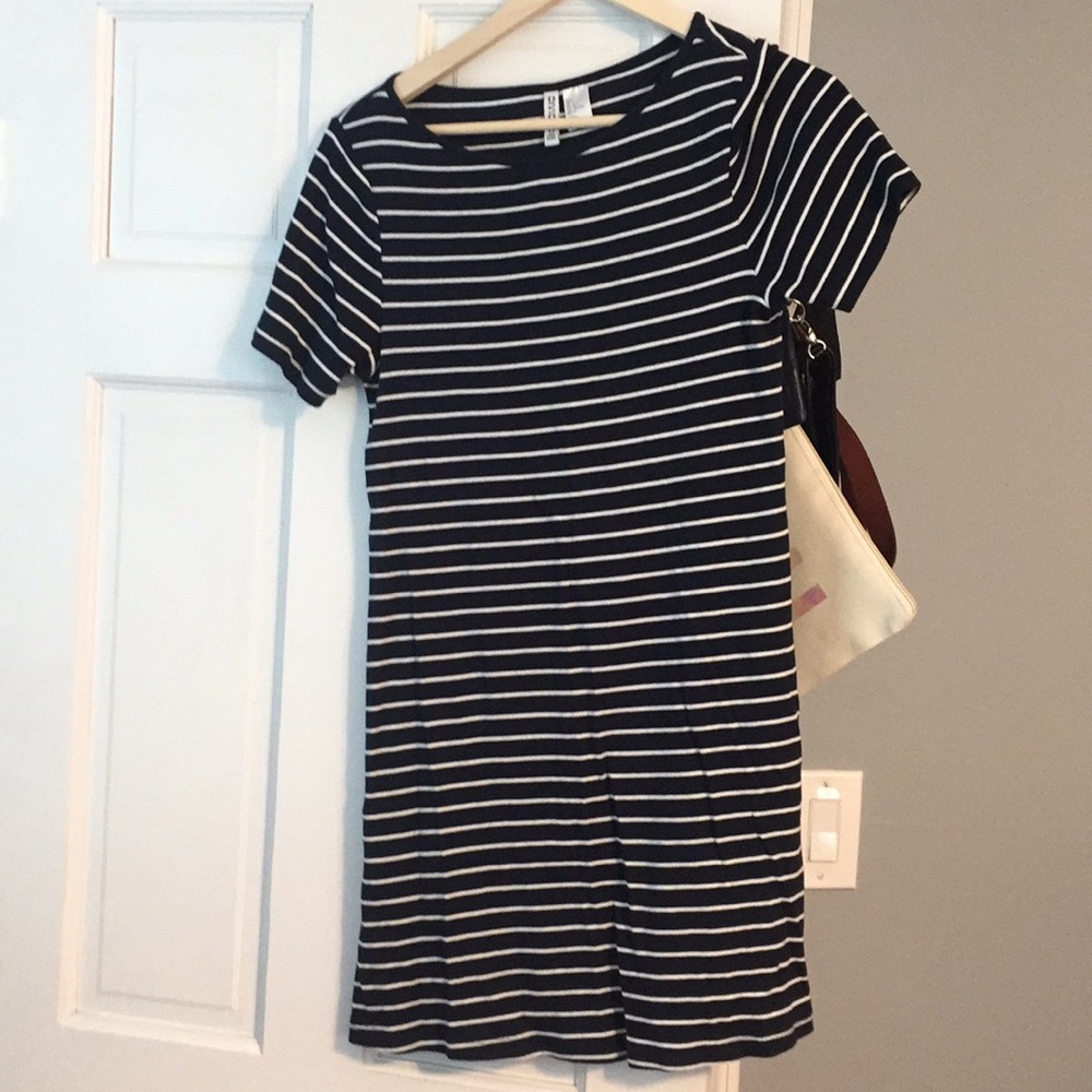 Stripped H&M dress